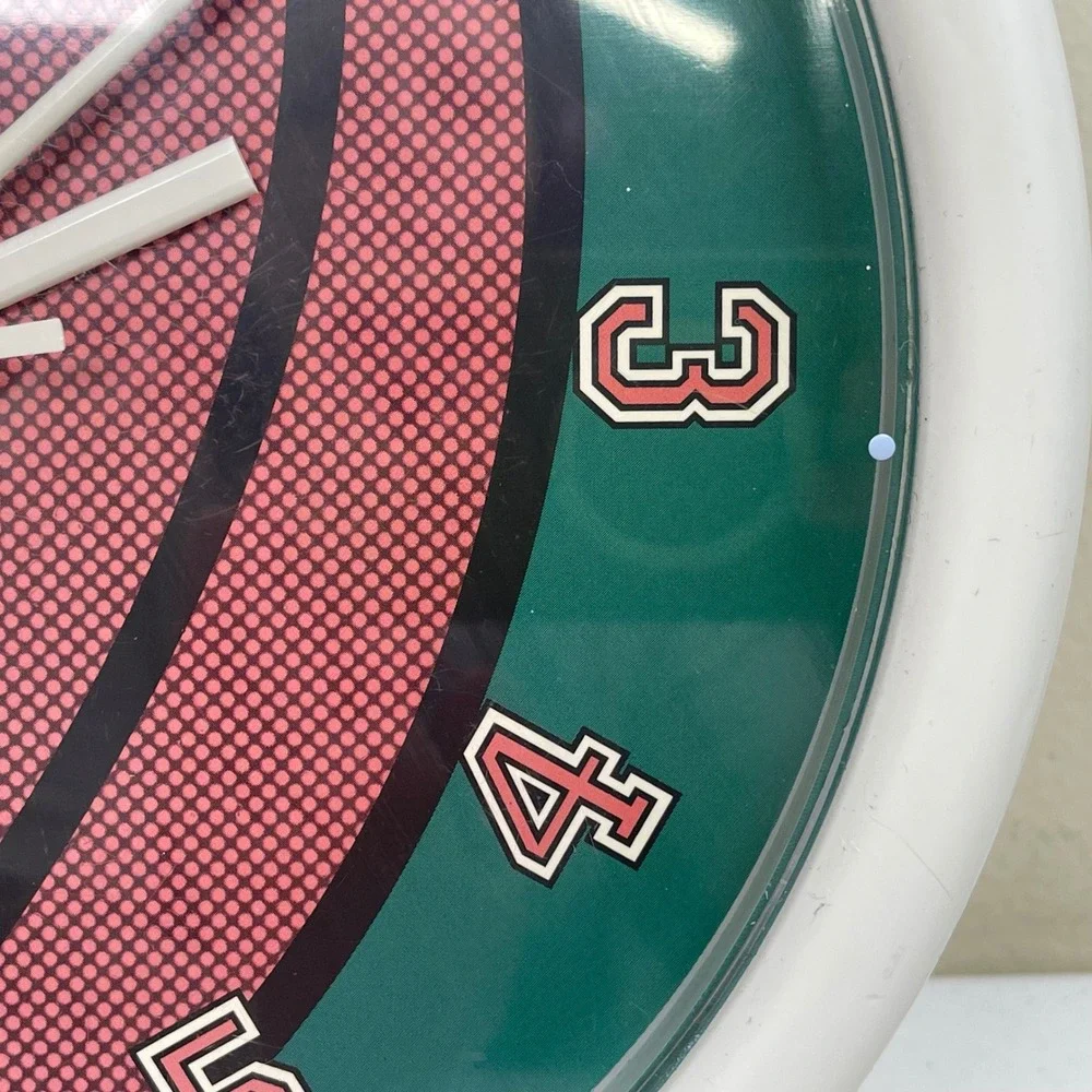 Sterling & Noble Football Wall Clock Green‎ Brown Sports Decor 9